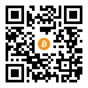 bitcoin:3BGAxgmhZuuB5fVG7dftJp5tZJhRLnPSFV black Bitcoin QR code