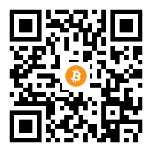 bitcoin:3BGd4xmAWR3ETSbBugwhGtwudGtifwVGmE black Bitcoin QR code