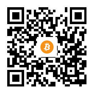 bitcoin:3BHBt4x8Tk3Hcp3dYMfxBBjAT8y8PQFPSS black Bitcoin QR code