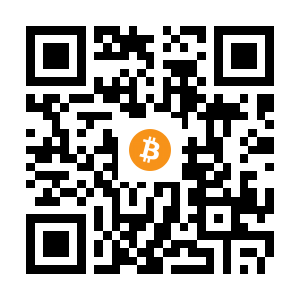 bitcoin:3BHvo7H1KcKb6raWEov9SH3s98EHbaoN3r black Bitcoin QR code