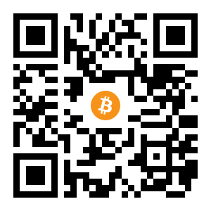 bitcoin:3BKMz6e9hdLazHr1H784VhZcKRJxhZ7EwN black Bitcoin QR code
