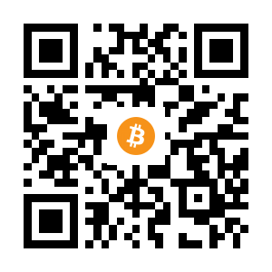 bitcoin:3BLeJregpytGs9eAibsg6f4zAQLAwzzAar black Bitcoin QR code