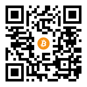bitcoin:3BMEX41mmzwPeL1gXdaCQ813aFs9AgLNEL black Bitcoin QR code