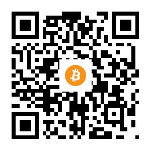 bitcoin:3BMEX5kuajQZ7x8dyg98hvaBFpbWauroL1 black Bitcoin QR code