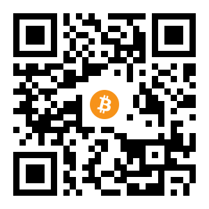 bitcoin:3BMEX64kUt4wK9nnFaLorz84rzvjFCLdmV black Bitcoin QR code