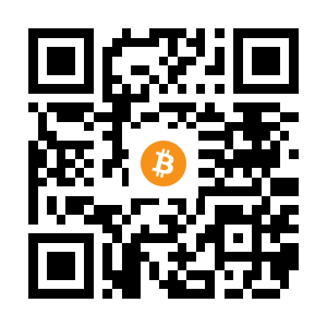 bitcoin:3BMEX8fFV4sfhtBufdhps4vGk6rXZBHRzF black Bitcoin QR code
