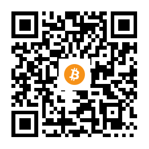 bitcoin:3BMEX9YpVRosQwNVocXDmFu1aKd59MFVsk black Bitcoin QR code