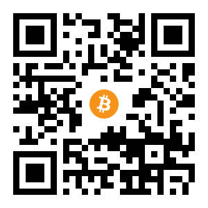 bitcoin:3BMEX9cUmuy3L4T6tcneVA4NwGwAF7AHpM black Bitcoin QR code