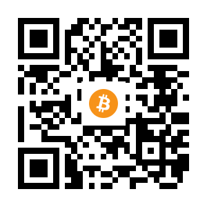 bitcoin:3BMEXCb1qEpDm3c7sfJiKFoYKBPjm5XwG1 black Bitcoin QR code