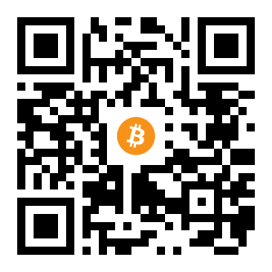 bitcoin:3BMEXCcyBcxAtMVRVNkZei7QA3y3HsjhyU black Bitcoin QR code