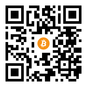 bitcoin:3BMEXCzdBSsLYQFJ7jDtkUsAY6PwECkQed black Bitcoin QR code