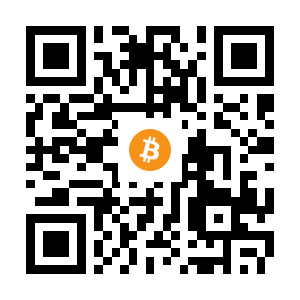 bitcoin:3BMEXDci71G28rYGcjr8kga8U9GPQnyV8R black Bitcoin QR code