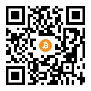 bitcoin:3BMEXXaVfxK2SHgALD3D9E1U4dhtFK68R1 black Bitcoin QR code