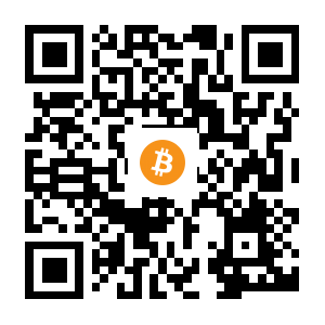 bitcoin:3BMEXgmkftLV25x7i7Rafo5BpJo3VL5Cgb black Bitcoin QR code