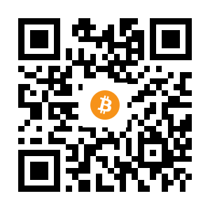 bitcoin:3BMEXrUEu52gb6mmZhp84jFmoKXgQVn7xf black Bitcoin QR code