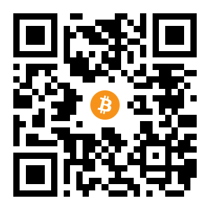 bitcoin:3BMEXtBdRSGfq7YfYYuprspt425ug983m3 black Bitcoin QR code