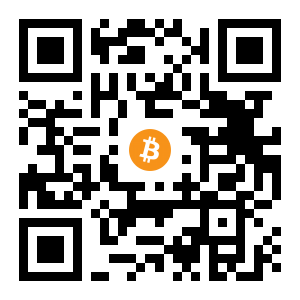 bitcoin:3BMEXueneMQatMvFe4h4JnP1oqVqVhdTth black Bitcoin QR code