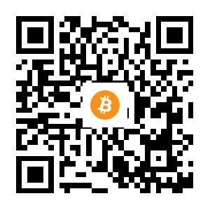 bitcoin:3BMEXxJkmj6TbGxwdos5VSTcwHShHBCkib black Bitcoin QR code