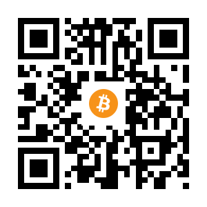 bitcoin:3BMTP9XWf3bEwREdT57BzfbmrTBTT7ZHJN black Bitcoin QR code