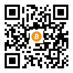 bitcoin:3BQF9kaqnAY8YE96h4Dq25W4ATY69MgqJN black Bitcoin QR code