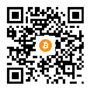 bitcoin:3BQVyMDts8A7snLUAukqzx7ic4c5YZo5d8 black Bitcoin QR code