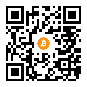 bitcoin:3BSEv7i3pqYbpsE5o7PDg4zfPAhKPAHRmY black Bitcoin QR code