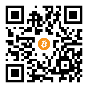 bitcoin:3BTTibp8sL215S9tNsPm6eAe2KZqPX2KYD black Bitcoin QR code