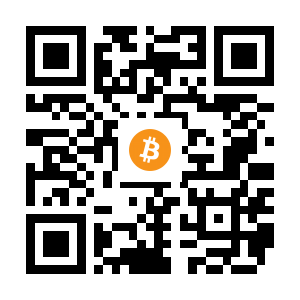 bitcoin:3BU3eDdfqJv8Zwom2QipETDYAUyS1YcAvS black Bitcoin QR code