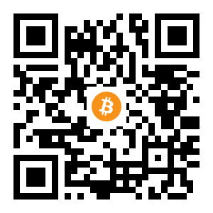 bitcoin:3BWqjsQaTFVBYwn4B3J5pHUrqJSE8gnzQf black Bitcoin QR code