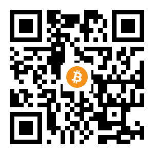 bitcoin:3BWrk9fEsUnd13wUYNUFFrU9M3xgRjunW2 black Bitcoin QR code