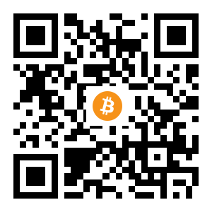 bitcoin:3BdMBkP12RSoBXNv7XYWcf3NnLH14t7Gd2 black Bitcoin QR code