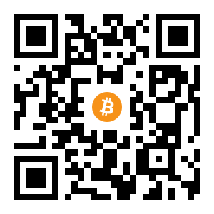 bitcoin:3BeDRjiSCjSPXe5ESEbrere52zvujnC2EM black Bitcoin QR code