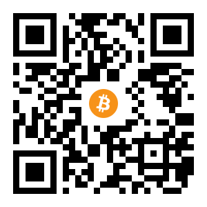 bitcoin:3BhFYZ9ypLkawSkyEzL1NyAJ9xhhSVFf2V black Bitcoin QR code