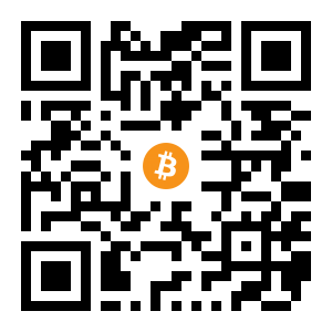 bitcoin:3BkdPb7xCCXrRgndte5NAbHq1dQMefS8RF black Bitcoin QR code