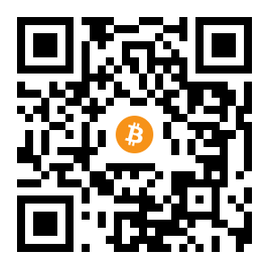 bitcoin:3Bki26nzNFrbND8reNzVL1h6CkMFxptEGv black Bitcoin QR code