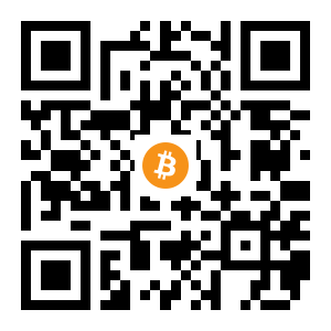 bitcoin:3BmYTw5Tz3kuQSEoobdM4u83nsyUebya46 black Bitcoin QR code