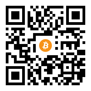bitcoin:3Bohgmrnc2EAcdmp4dRgRX5MAoFfMJ7f1y black Bitcoin QR code