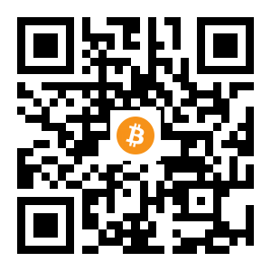 bitcoin:3BoxHGmd57V9crJDWbxfkCx81GDUrG3Bux black Bitcoin QR code