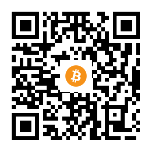 bitcoin:3BuPMnxTw5qbJadgCsuqDxjZ3meugjfFty black Bitcoin QR code