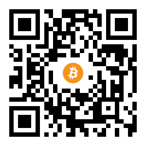 bitcoin:3BvovoZYPkMa2tZDwqv6JbgYX1F8aqLYsW black Bitcoin QR code