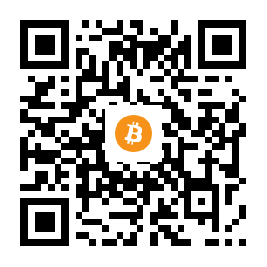 bitcoin:3BywGWSdDUkqmpV9js7KJxxtsWux5WuscC black Bitcoin QR code