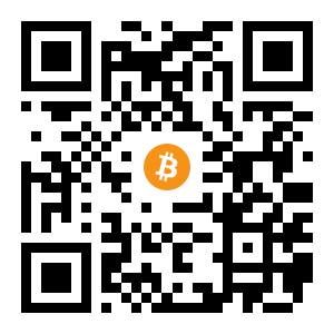 bitcoin:3BzB4j8ozGC9mbc1VfkMR213GGqm1o2DP2 black Bitcoin QR code