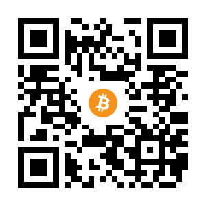 bitcoin:3C3wVtRFncfr6Revk56yynuquaJ83ZuzHy black Bitcoin QR code