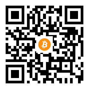 bitcoin:3C65iszWeBsu1dN5aNrvob8nu1thPScLJU black Bitcoin QR code