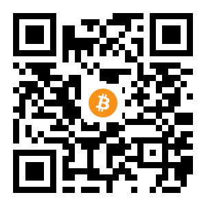 bitcoin:3C7C8akXy21LhGfJW436gBkYU5m2PBHi2V black Bitcoin QR code