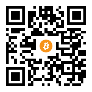 bitcoin:3CA7FfevQ2VUg61ncBjhXCwgeEKwWxRjPR black Bitcoin QR code