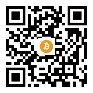 bitcoin:3CDrnfLPJRTpR8kK7p1XDiHvzGt1ssXWwL black Bitcoin QR code