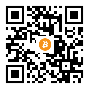 bitcoin:3CFmo9hnChRq47WJr1JqpCehErAMNJDb7t black Bitcoin QR code