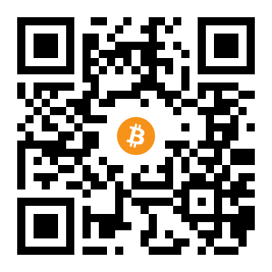 bitcoin:3CGt2hajLBrXSnqDCaSWb1Gxm9twCuybLM black Bitcoin QR code