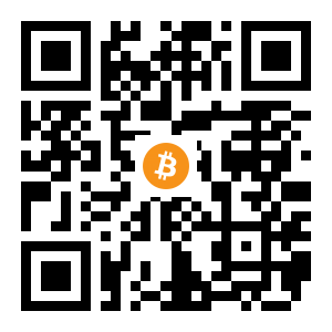 bitcoin:3CGwPJJDcDBLdLVoqCRLoaLMEafNMzqUHb black Bitcoin QR code
